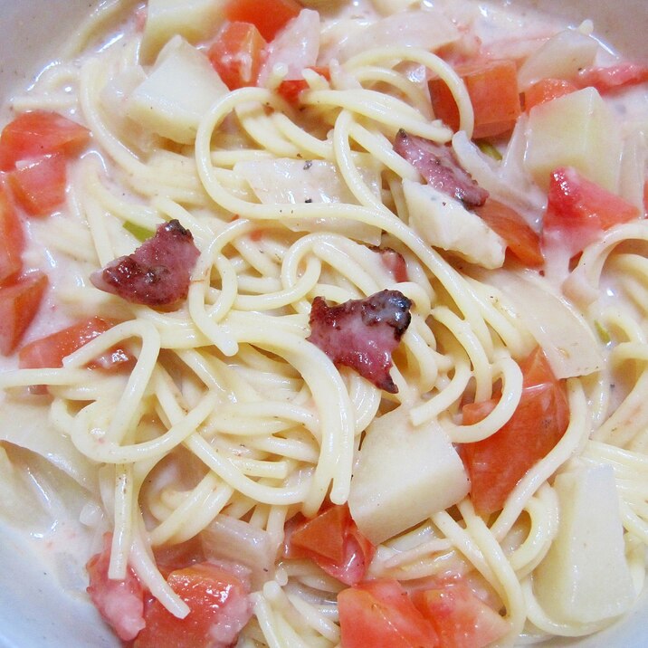 残ったシチューでトマトクリームパスタ レシピ 作り方 By Yukkiy8 楽天レシピ 残ったシチューでトマトクリームパスタ レシピ 作り方 By Yukkiy8 楽天レシピ
